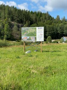 Skylt tomter nedre lycke