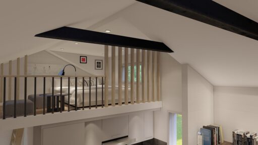 Bohus Classic illustration loft fritidshus och Attefallshus