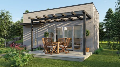 Bohus Modern Attefallshus 30kvm Bolundare Pergola